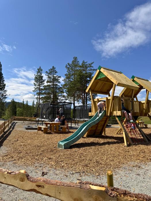Lekeplass med barn