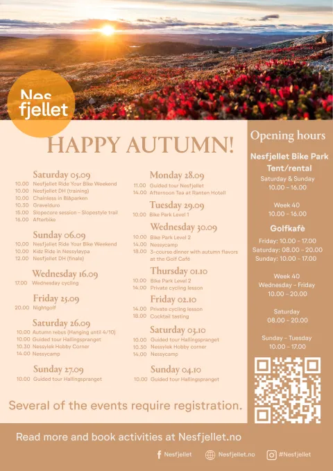 Autumn program 2026