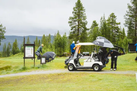 Nesfjellet Golf golfbil